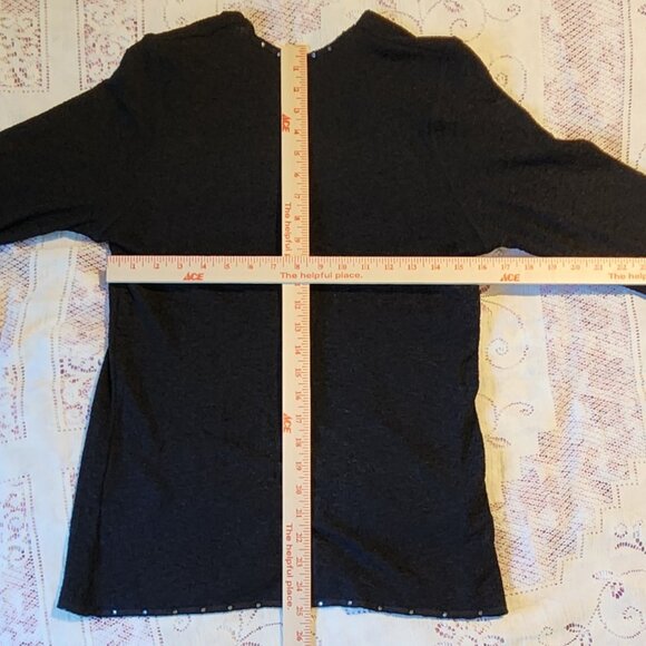 Look brand black & rhinestone pullover - Picture 5 of 5